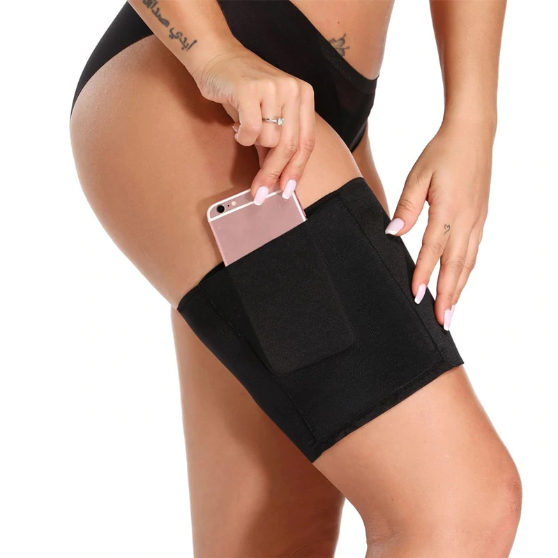 Anti Chafing Thigh Bands with Cell Phone Pocket