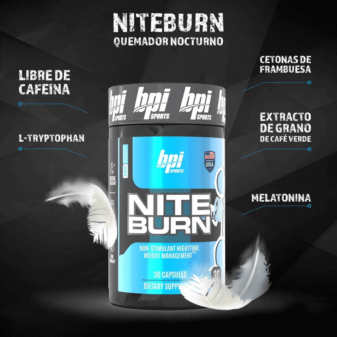 Quemador de Grasa Nocturno Bpi Sports Niteburn Ingredientes