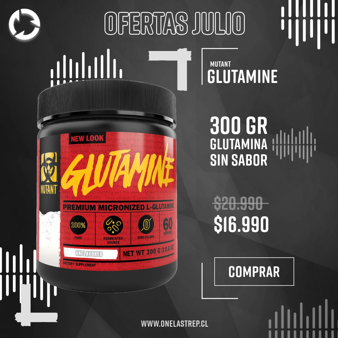 Glutamina Mutant 300 Gr