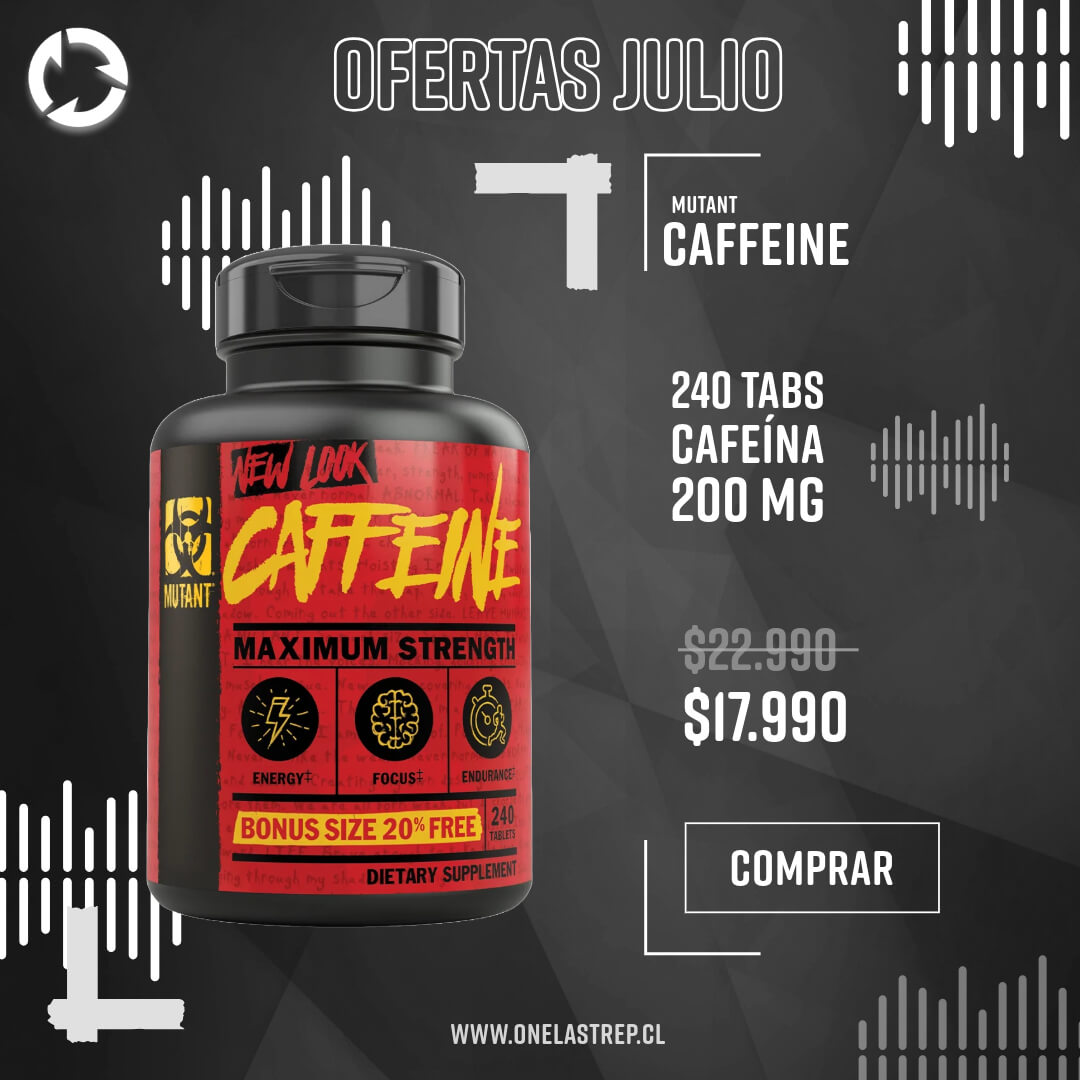 Cafeína Mutant 240 Tabletas