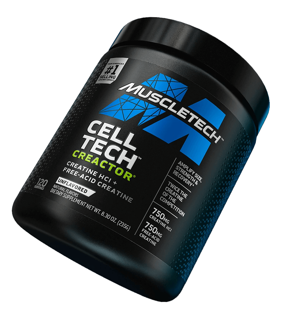 Creatina HCL MuscleTech Cell Tech Creactor 120 Servicios